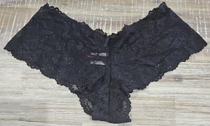 Hips & Curves By City Chic Allover Lace Cheeky Boyleg Underwear size 5X Black - Picture 1 of 3