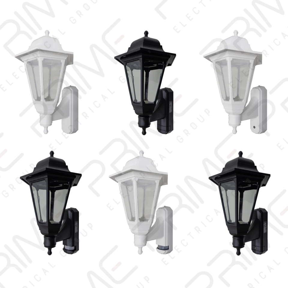 ASD Coach Lantern Light Fitting Standard PIR or Photocell Sensor - Black / White - Image 1 of 1