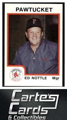 Ed Nottle 1987 ProCards #72  Pawtucket Red Sox  MGR - Image 1 of 2