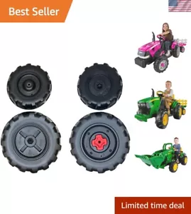Durable Vehicle-Specific Black Wheel Pack for John Deere Ground Loader Tractors - Picture 1 of 8