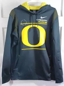 Oregon Ducks schwarzer Nike Hoodie Unisex Gr. Small Dri-Fit Pullover Dachtasche 0395 - Bild 1 von 12