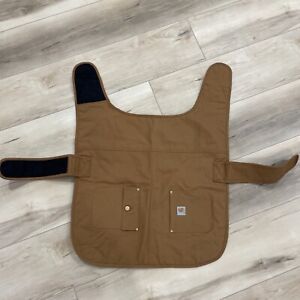 Carhartt Firm Duck Insulated Dog Chore Coat Brown/Brass - XL