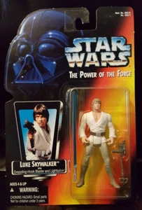 Star Wars POTF LUKE SKYWALKER - 1995 Grappling-Hook & Saber MOC spedizione gratuita! - Foto 1 di 2