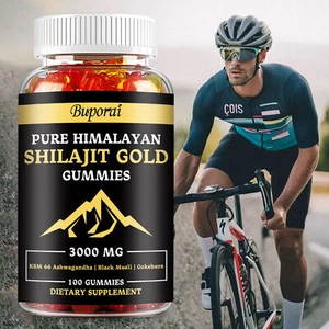 Shilajit Gummies - Ashwagandha, Tribulus Terrestris - Energie, Ausdauer - Bild 1 von 12