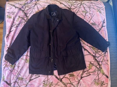 Harbor Мужская винтажная коричневая куртка желтовато-коричневый, большой - Изображение 1 из 4