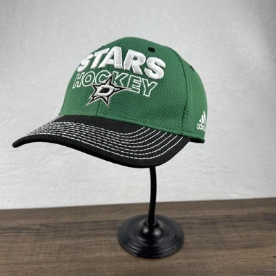 Dallas Stars Hat Cap Fitted Mens Large Green NHL Hockey Adidas Authentic Pro - Image 1 of 4