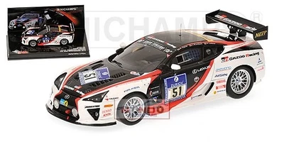 1:43 Minichamps Lexus Lfa Gazoo Hahne Lotterer 24H Nurburgring 2010 437101651 Mo - Immagine 1 di 2