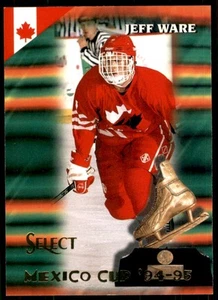 1994-95 Pinnacle Select Mexico Cup Jeff Ware RC Canada #163 - Picture 1 of 2