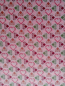 LOVE LINKS - GEOMETRIC - pink - Liberty of London Tana Lawn cotton  44 x 30 cm - Picture 1 of 3
