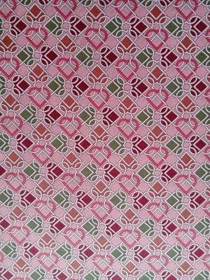 LOVE LINKS - GEOMETRIC - pink - Liberty of London Tana Lawn cotton  44 x 30 cm - Image 1 of 3