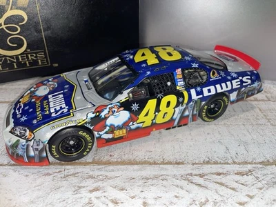 RARE! Jimmie Johnson #48 2007 Sam Bass Holiday Elite NASCAR Diecast - Plz Read - Image 1 of 4