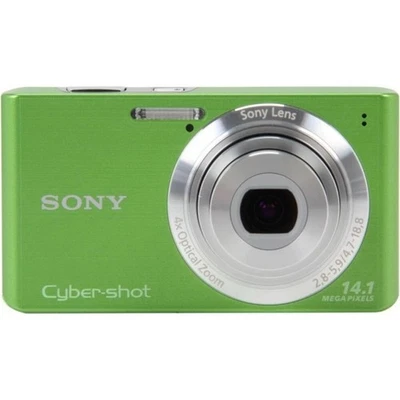 Sony Cyber-shot DSC-W610 14,1 MP Digitalkamera mit 4-fach optischem Zoom,Grün - Bild 1 von 4