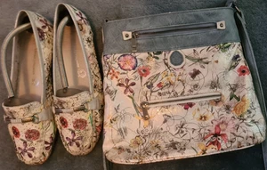 Tasche + Schuhe Set Mehrfarbig Gr.42 Top Boutique Rieker Freizeit Herbst Sommer! - Bild 1 von 12