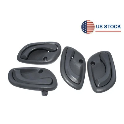 4x Interior Door Handle Kit For Chevy Tracker 1999-2004, Suzuki Esteem 1995-2002 - Imagem 1 de 4