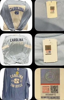 UNC University of NC Carolina Tarheels mens long sleeve Tee Size S - 3XL, New - Image 1 of 4