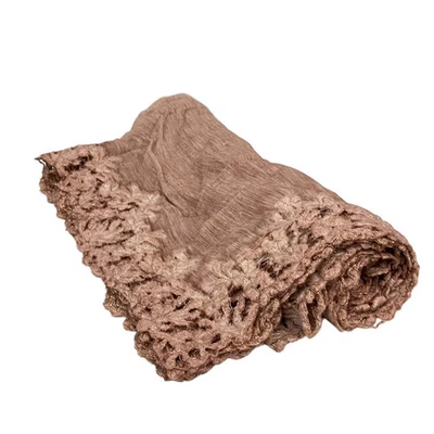 Auténtica bufanda Falierosarti - rosa algodón seda poliéster Foto 1 de 4