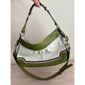 Bolso Coach Madison verde/blanco Spectator - Imagen 1 de 9