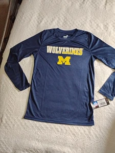 University Of Michigan Wolverines Jugend Größe 14/16 Langarm Gen3sport - Bild 1 von 5