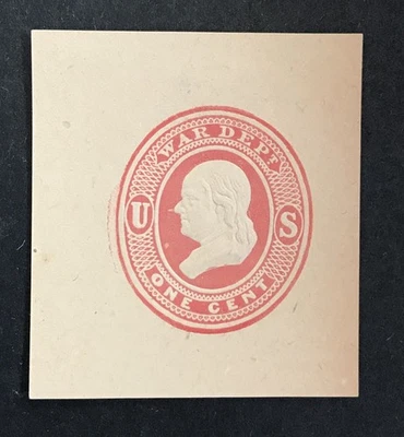 US SCOTT #W046 RED/MAN WAR DEPT CAT $4.50 - Image 1 of 2