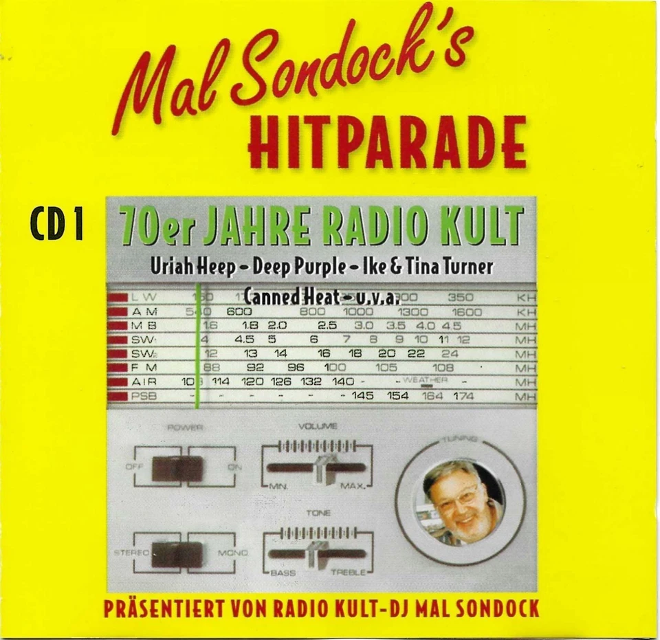Mal Sondock's Hitparade - 70er Jahre Radio Kult CD 1999 Hard-Rock 0724348591326 - Bild 1 von 3