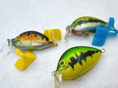 Yo-Zuri Hot Joker Vintage Crankbait Lure Lot of 3 - Mixed Colors - Japan - Image 1 of 4