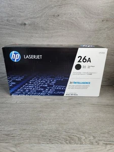Genuine HP 26A Black (CF226A) LaserJet Black Toner Cartridge OEM New Sealed - Picture 1 of 4