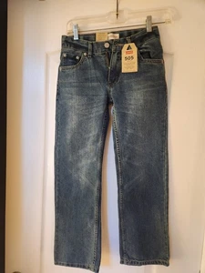 Levis 505 Jeans Boys Size 10 Regular Straight Leg Blue 25 x 25 NEW With Tags!! - Picture 1 of 6