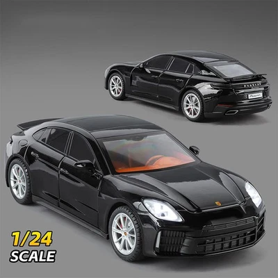 1:24 Diecast Vehicle for Porsche Panamera Model Car Toy Sound Light Toy Gifts - Image 1 of 4