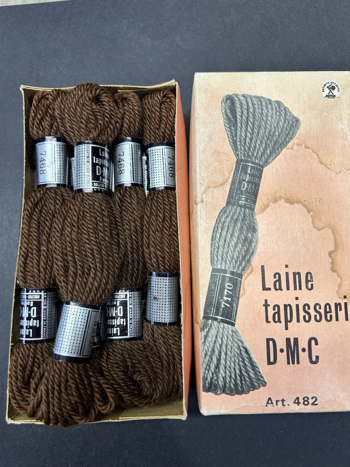 Hand sewing Embroidery  and stitchery yarn vintage Brown #7468-10pcs - Image 1 of 1