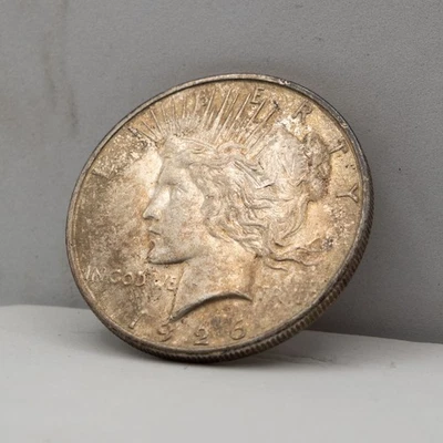 1926-S $1 Peace Silver Dollar – Brilliant Uncirculated – Toned – Key Date - Image 1 of 4