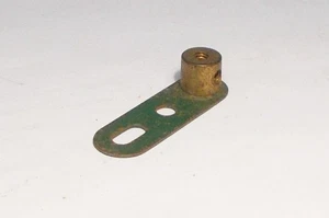 Meccano Crank with Threaded Boss - dark green (part 62a) - Picture 1 of 1