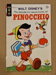 Walt Disney's Wonderful Adventures of Pinocchio One-Shot 6th Print Gold Key VG- - Picture 1 of 4