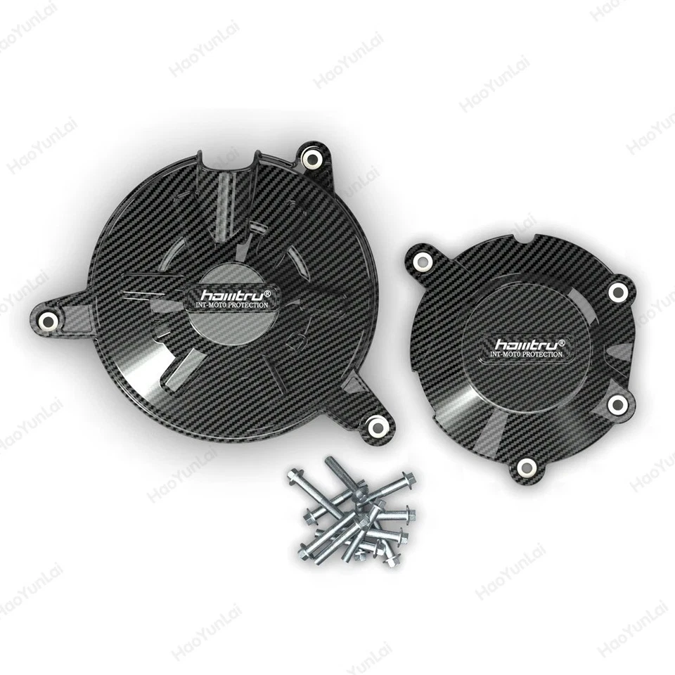 Cubierta de protección de motor de fibra de carbono para Aprilia RSV4 2010-2020 RSV4 RR 15-22 Foto 1 de 4