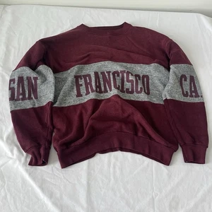 VTG 90s San Francisco California Crewneck Sweatshirt Size Large Made In USA - Picture 1 of 6