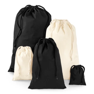 Westford Mill Bag Premium Cotton Stuff Drawcord String Party Event Toys Wedding - Image 1 of 3