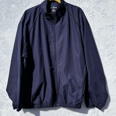 Chaqueta de golf Grand Slam para hombre talla XL azul ligera cremallera completa forro de malla Foto 1 de 4