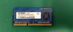 1GB ELPIDA DDR3-1333 PC3-10600S SODIMM NON-ECC MEMORY EBJ10UE8BDS0-DJ-F - Picture 1 of 4