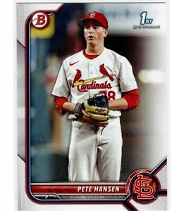 Pete Hansen Cardenales de San Luis 2022 Bowman Draft 1er Arquero - Imagen 1 de 3