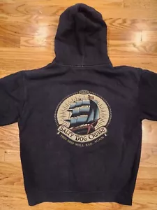 Felpa con cappuccio zip Flogging Molly Salty Dog Cruise 2020 XL double face usata punk - Foto 1 di 24