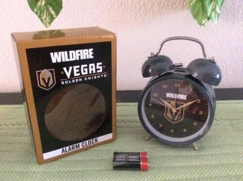 STATION CASINOS VEGAS GOLDEN KNIGHTS ALARM CLOCK NEW UNOPENED Cover