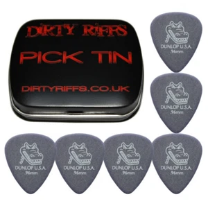 6 x púas de guitarra Dunlop Gator / púas - 0,96 mm en una práctica lata de selección - Imagen 1 de 1