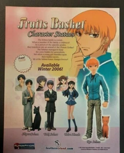 FRUITS BASKET Character Statues KYO SOHMA Tohru Honda ~ Magazine PRINT AD 2006 - Picture 1 of 1