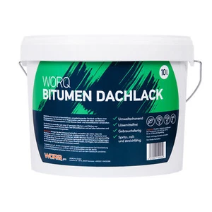 NEU Worq Bitumen Dachlack & Isolieranstrich Bitumenanstrich Dach Abdichten - Bild 1 von 1