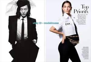 LIU WEN Lily Aldridge MACKENZIE FOY Elle King 10-Page Editorial VOGUE Feb 2019 - Bild 1 von 5