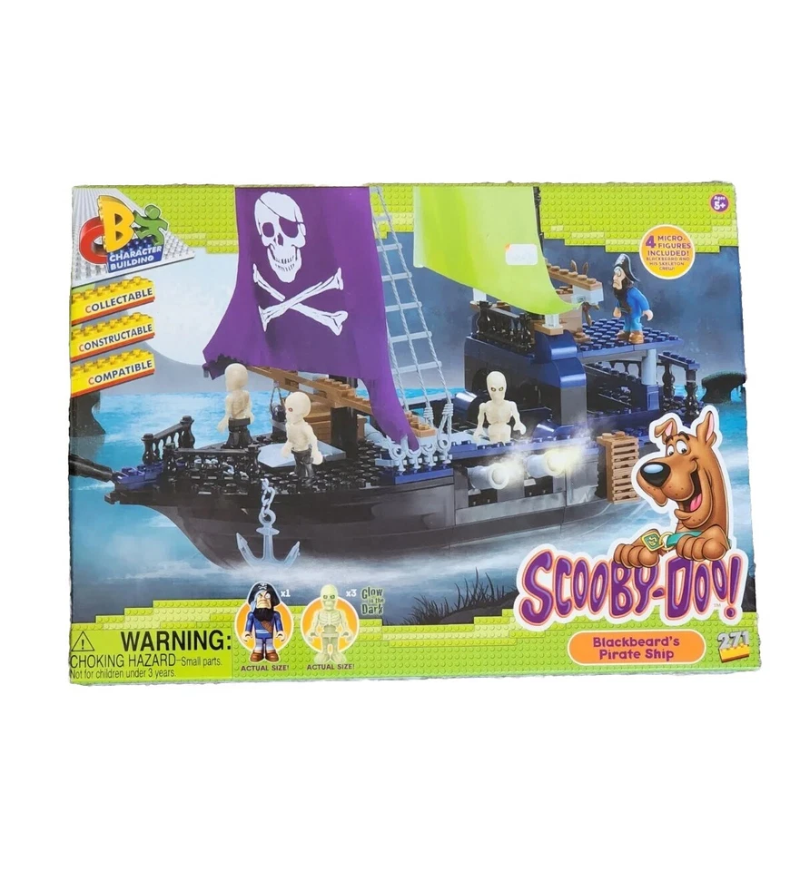 Scooby-Doo Blackbeard's Pirate Ship COBI Blocks Play Set New Sealed - Image 1 of 4