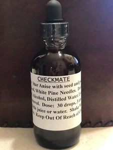 CHECKMATE Star Anise Fennel Seed White Pine Needle Dandelion Leaf Toxin Removal - Picture 1 of 1