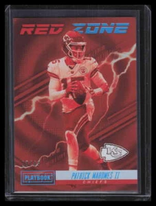 2022 Panini Playbook Red Zone Platinum 2 Patrick Mahomes II 10/49 - Bild 1 von 2