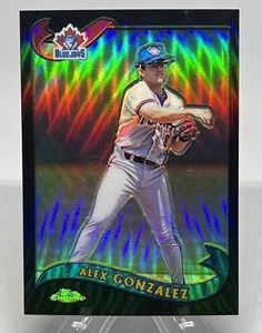 2002 Topps Chrome Alex Gonzalez - Black Refractor /50 - Picture 1 of 4
