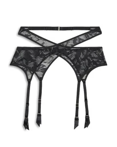 Aubade Paris Twist And Love Suspender Garter Belt - Black, Size U ESF18486 - Picture 1 of 2