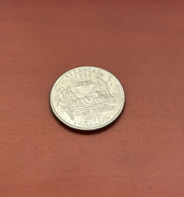 2003 P Arkansas State Quarter from U.S. Mint roll "Brilliant Uncirculated" - Image 1 of 3